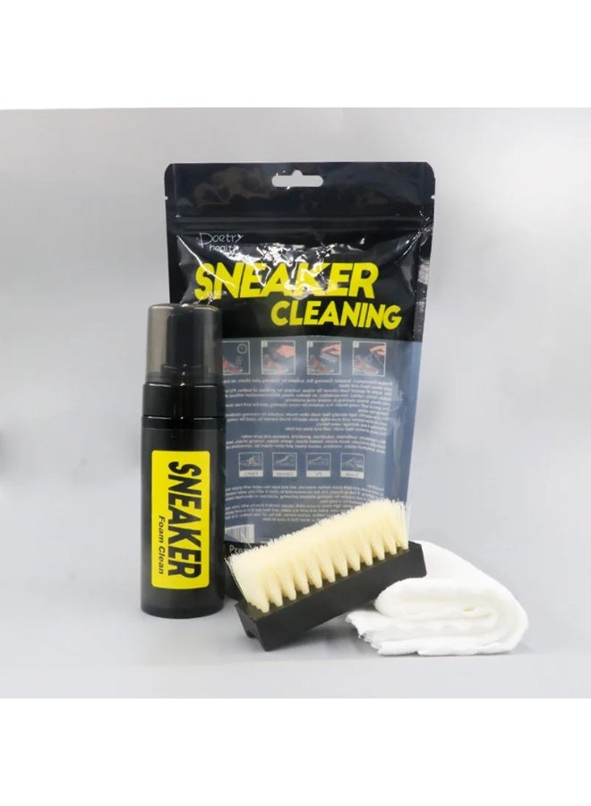 Shoe Cleaner Kit, 3-Piece Set with Deep Cleaning Solution & Durable Brush for Sneaker & Footwear Care - Image 2