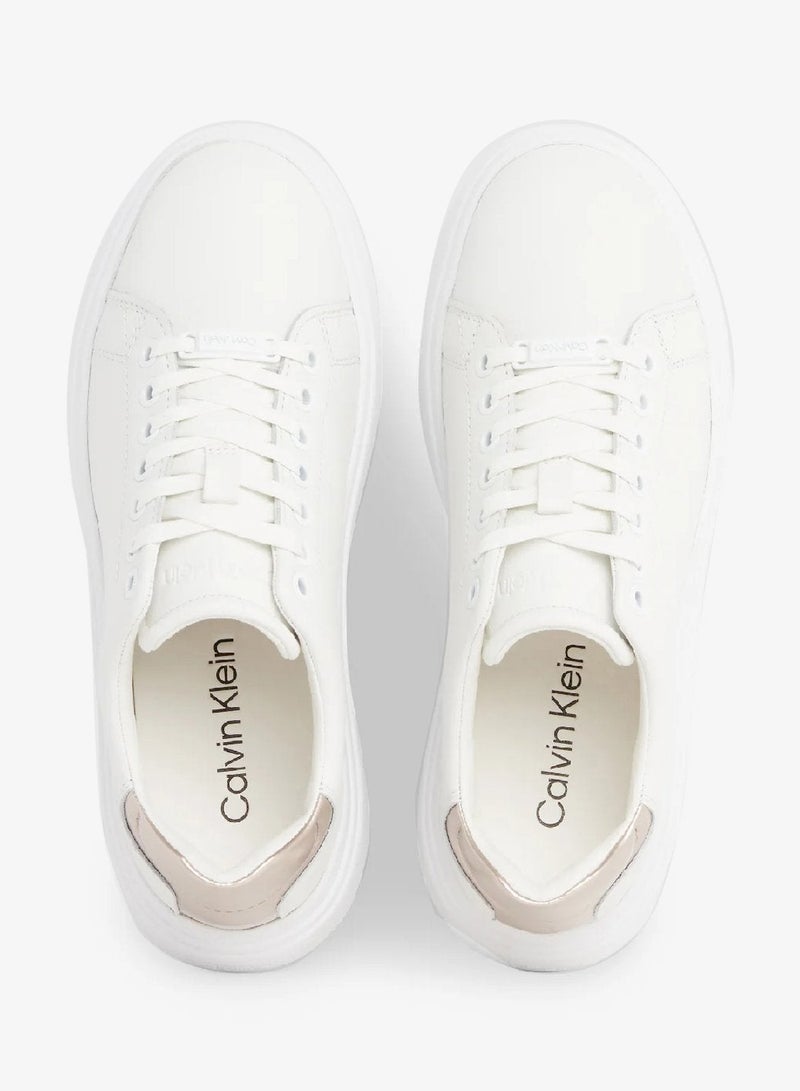 CALVIN KLEIN Leather Trainers - Image 3