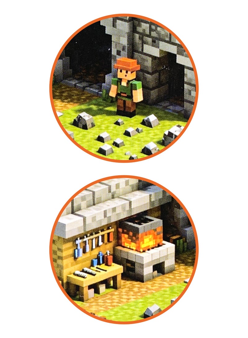 200 Minecraft Magnetic Blocks, a creative building block set for a world full of adventure and construction. Perfect gifts for boys and girls, high quality. - Image 3