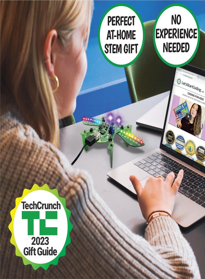 Let's Start Coding Buzz The Code Bug - Coding & STEM Toy for Kids 8-12+ from Let's Start Coding - Designed in The USA - Great Gift for 2026 - Kids Code Buzz's Features and Interactions While Learning C++ - Image 3