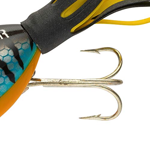 Arbogast Hula Popper Topwater Fishing Lure, Perch, G760 (2 in, 3/8 oz) - Image 2