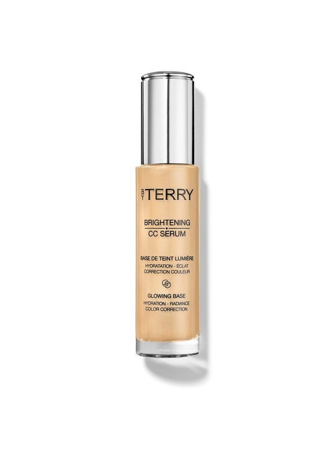 BY TERRY Brightening CC Serum, Hydrating, Brightening, Illuminating & Color Correcting Skin Primer For Your Face, Apricot Glow, 1 fl oz - Image 1