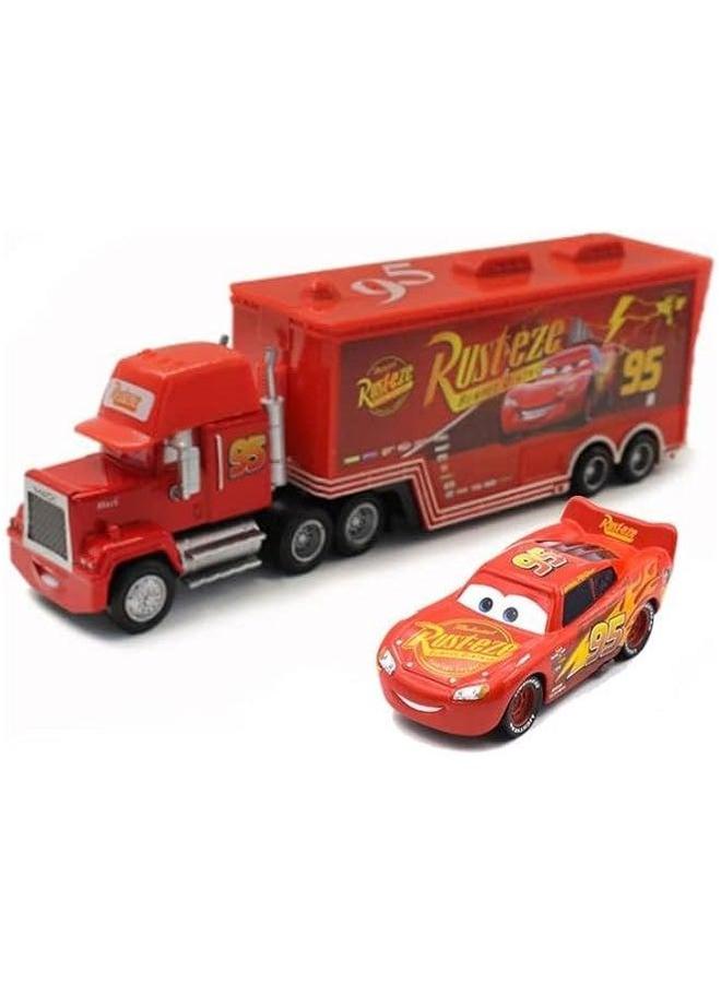 سيارة الفيلم كارس 2 3 شاحنة ماك رقم 95 وراسر لايتنينغ مكوين سرعة 2 قطع مركبات ، جاكسون ستورم كروز راميريز - Image 2