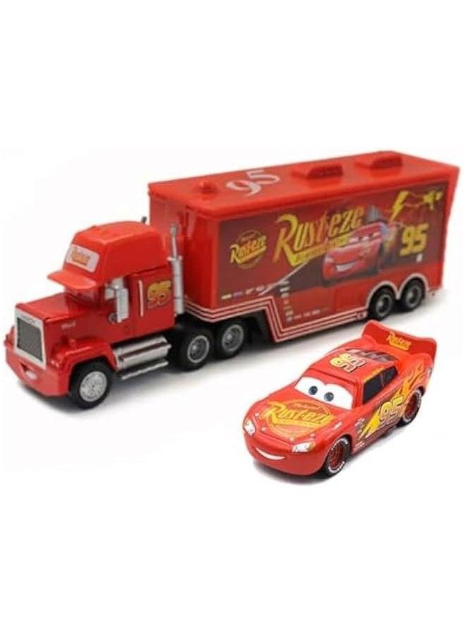 سيارة الفيلم كارس 2 3 شاحنة ماك رقم 95 وراسر لايتنينغ مكوين سرعة 2 قطع مركبات ، جاكسون ستورم كروز راميريز - Image 1