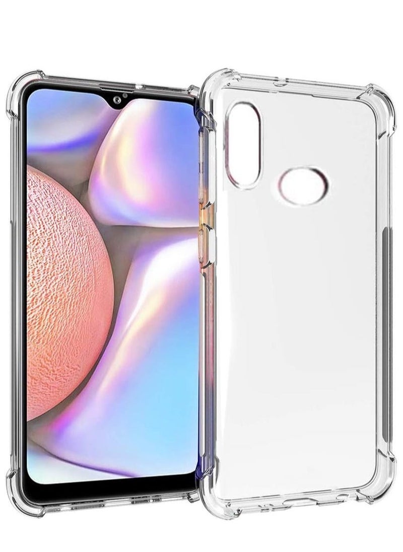 Raxoom Samsung Galaxy A10S Case Cover Protective Shock Absorption Bumper soft Transparent Case (Clear) - Image 1