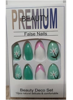 Generic Artificial nails for installation - women's decorations - 12 pieces 