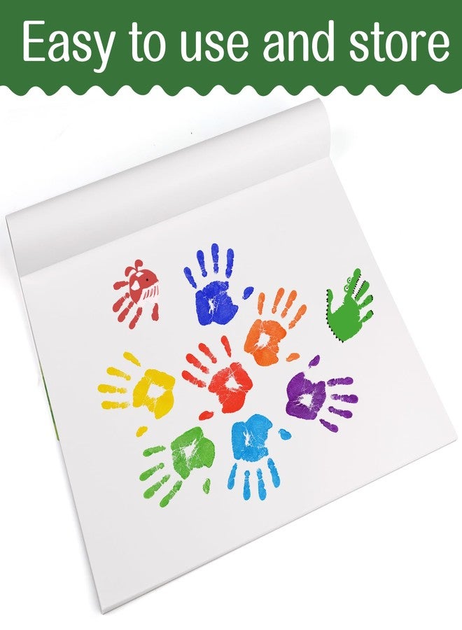 AROIC 36 Sheets Finger Paint Paper 11 x 14 inches, Paint Pad for Kid, Fingerpaint Paper For Toddlers And Kids, Toddlers Art Supplies, Art Painting Pad Set for Finger Painting, Drawing - Image 5
