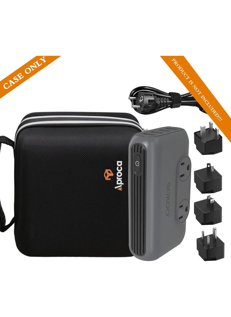 Aproca Aproca Hard Storage Travel Case for SOKOO 230Watt Step Down 100220V to 110V Voltage Converter  - Image 5