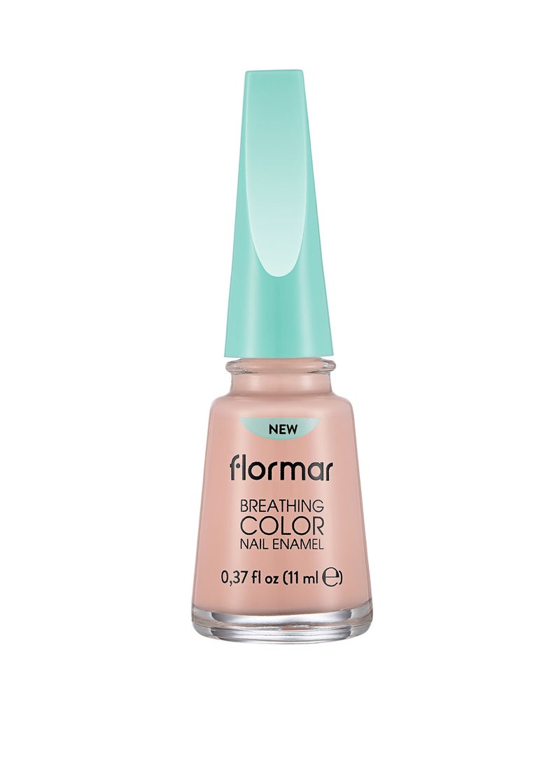 flormar Breathing Colors Nail Enamel - 004 Icy Pink Burgundy - Image 1