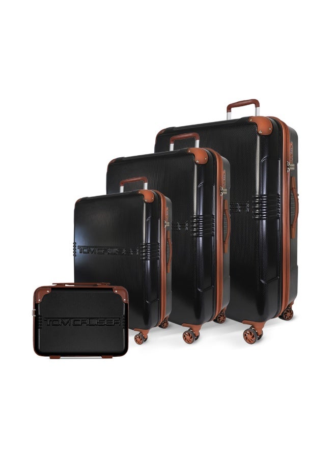 Tom Cruiser Grand Tour - Soft Edition, 4Piece Travel Luggage Set, Black - Image 1