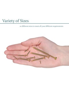 Vixel VIXEL 515 pcs Wood Screws Assortment Kit with Multiple Size Chipboard Screws For Drywall and Wood  - Image 5