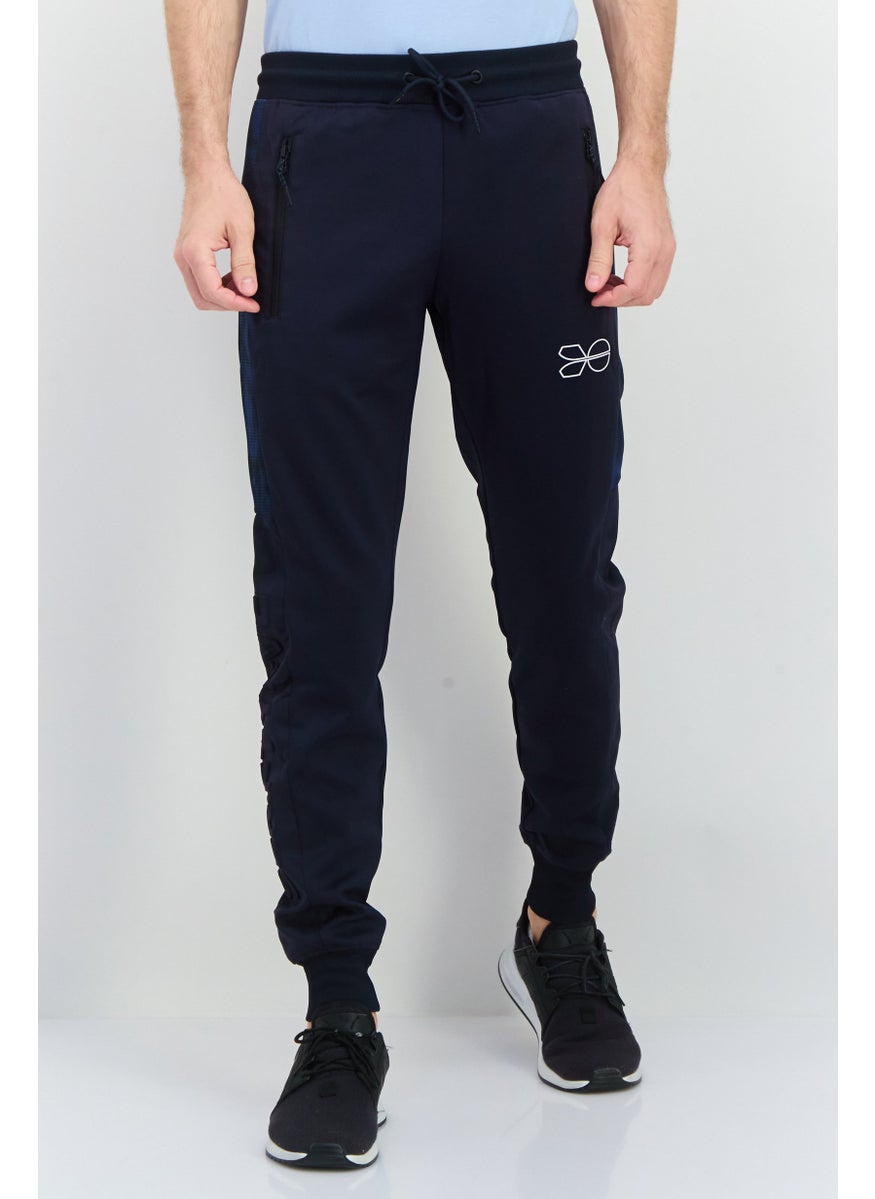 CROSSHATCH Men Sportswear Fit Training Track Pants, Navy  - Image 1