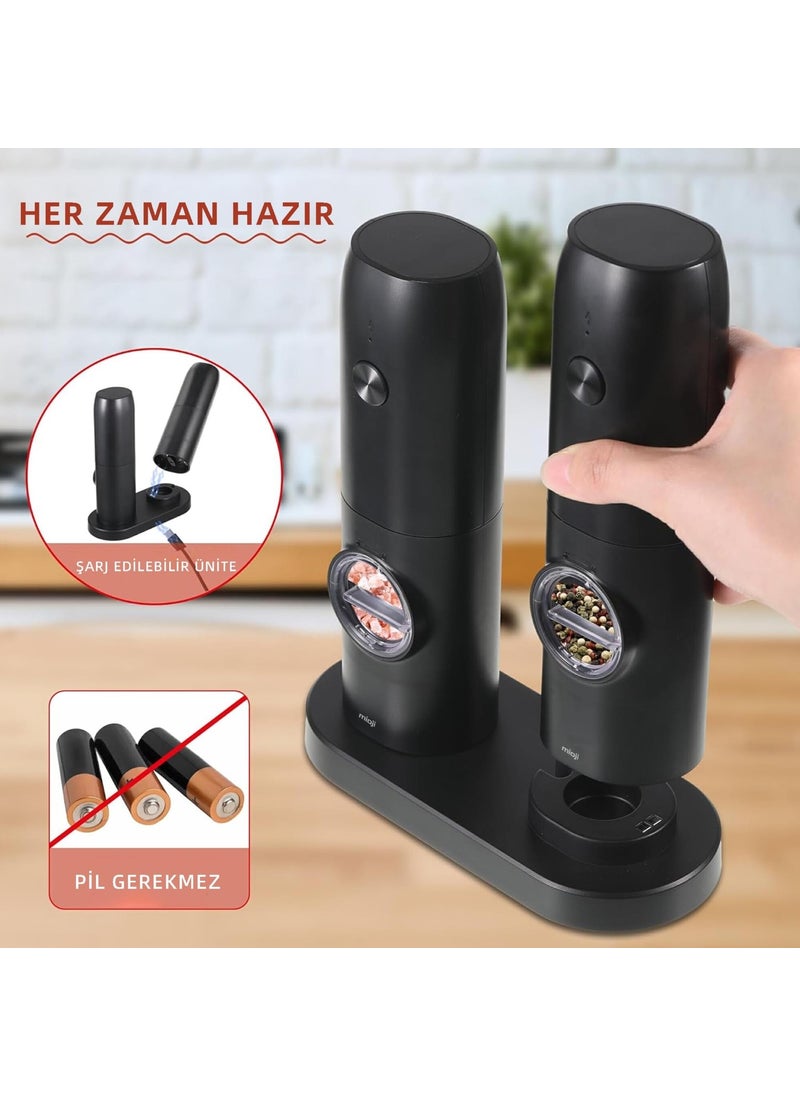 Mioji Mio Sg2 New Generation 600MAH Charging Unit Lighted Salt Pepper Mill  - Image 4