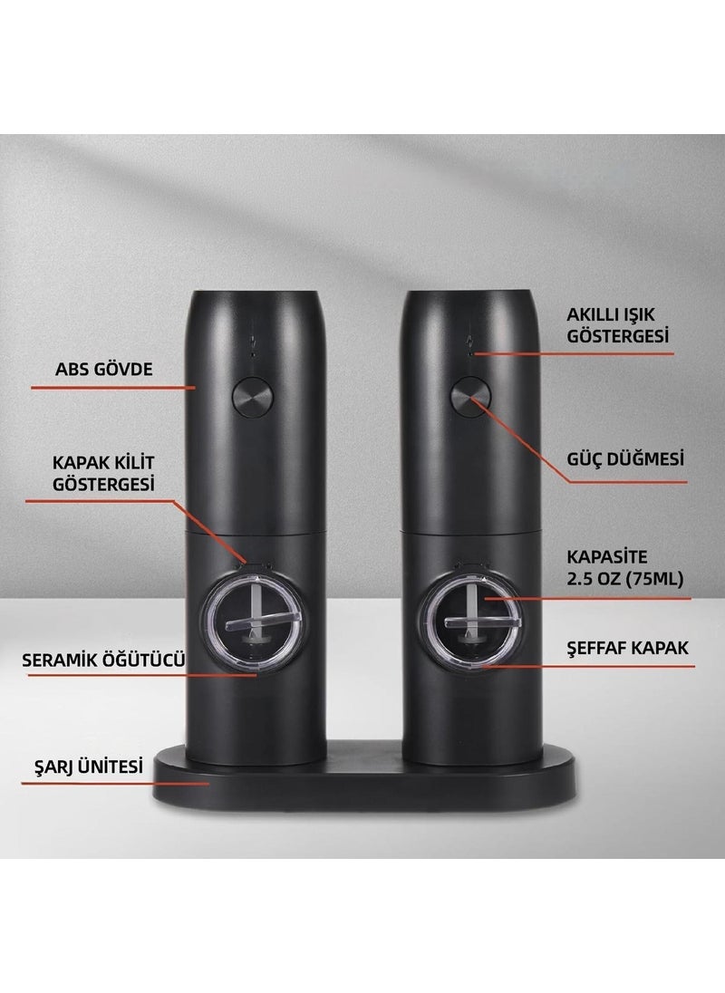 Mioji Mio Sg2 New Generation 600MAH Charging Unit Lighted Salt Pepper Mill  - Image 3