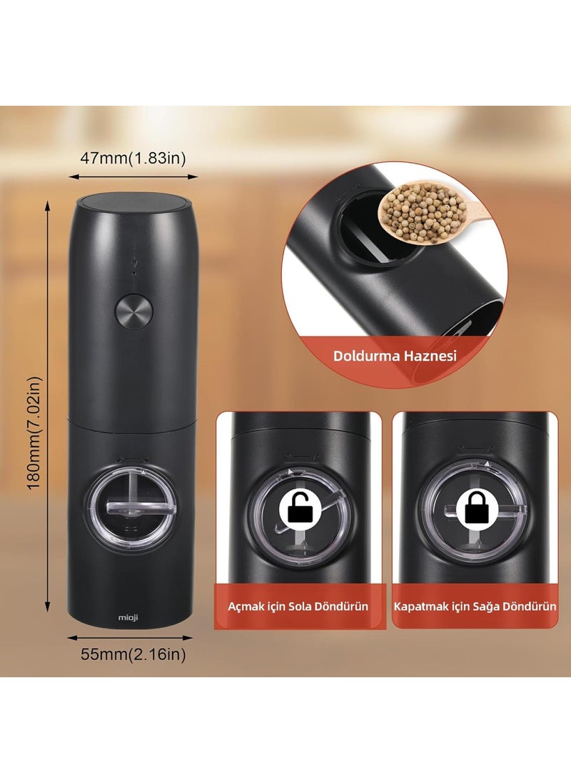 Mioji Mio Sg2 New Generation 600MAH Charging Unit Lighted Salt Pepper Mill  - Image 5