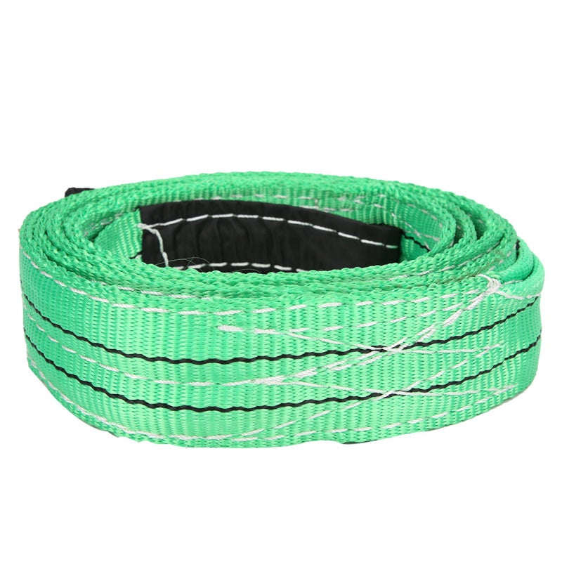 bq Lifting Sling 3 Meter Polyester Synthetic Fiber - Multilayer Sewing Reinforced Canvas Eye - Lightweight 30 Ton Load Capacity for Industrial Use - Image 3