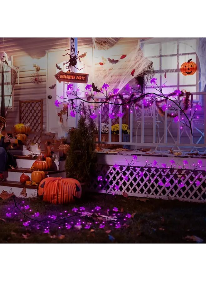 Purple Halloween Bat LED Strip Light 1.8M 8 Modes Outdoor Decor - Image 5