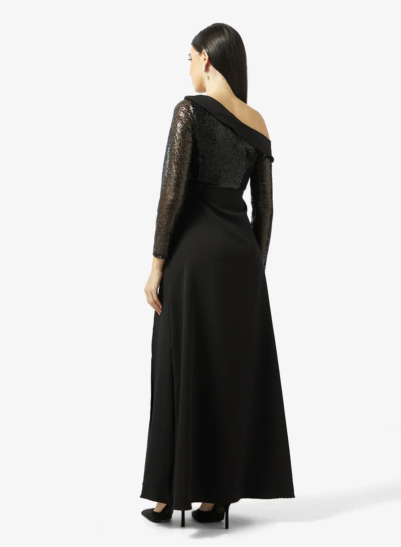 Ella Limited Edition  One Shoulder Embellished Dress for Women | Best Price UAE