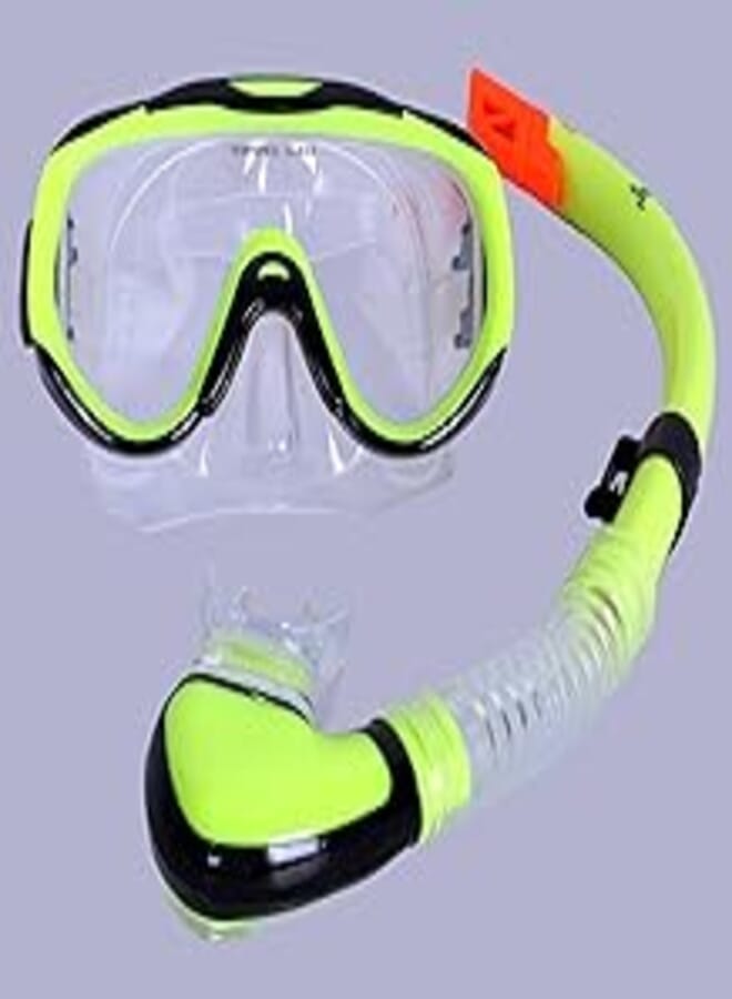 activ KIDS MASK&SNORKLE,YELLOW,NS