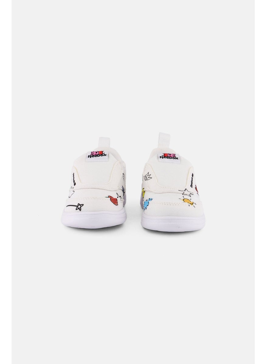 Reebok Reebok x Peppa Pig Toddlers Girl Club C Slip On Tennis Shoes, White  - Image 2