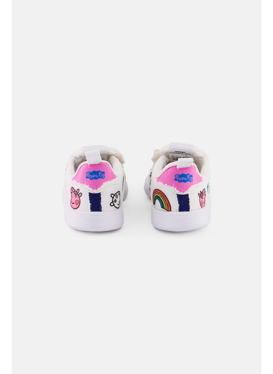 Reebok Reebok x Peppa Pig Toddlers Girl Club C Slip On Tennis Shoes, White  - Image 4