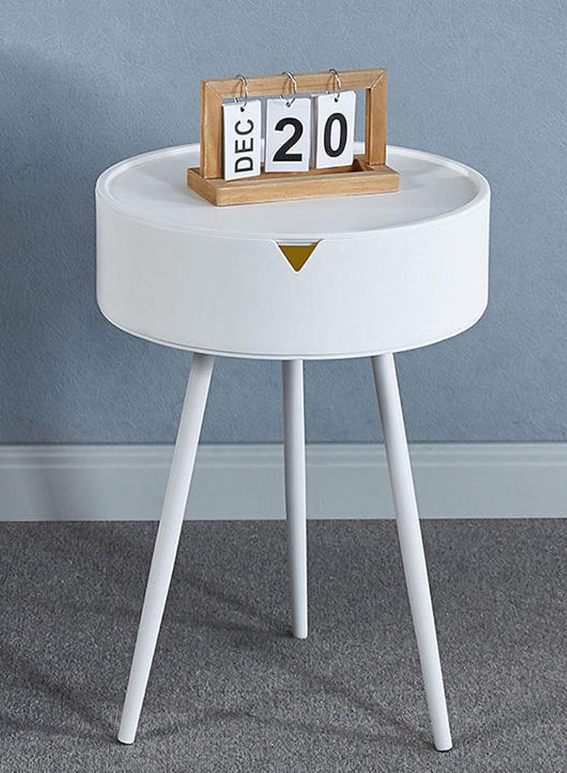 DubaiGallery Night Stand, Modern End Table, Modern Night Stand, for Bedroom Night Stand Small Nightstands End Table with Drawers Modern - Image 2