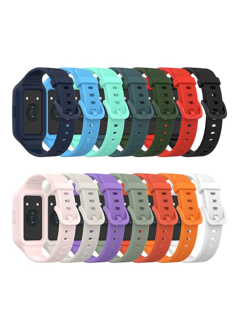 Straps Replacement for Huawei Band 10/9/8/7/6/6 Pro,Honor Band 10/9/8/7/6 Soft Tpu Band for Men,Women,Blue - Image 5