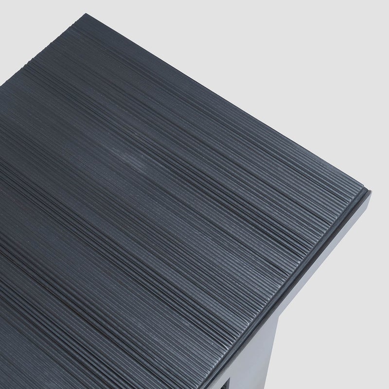 AL HUZAIFA FURNITURE Overlie Wooden Side Table, With Metal On The Edge - Image 3