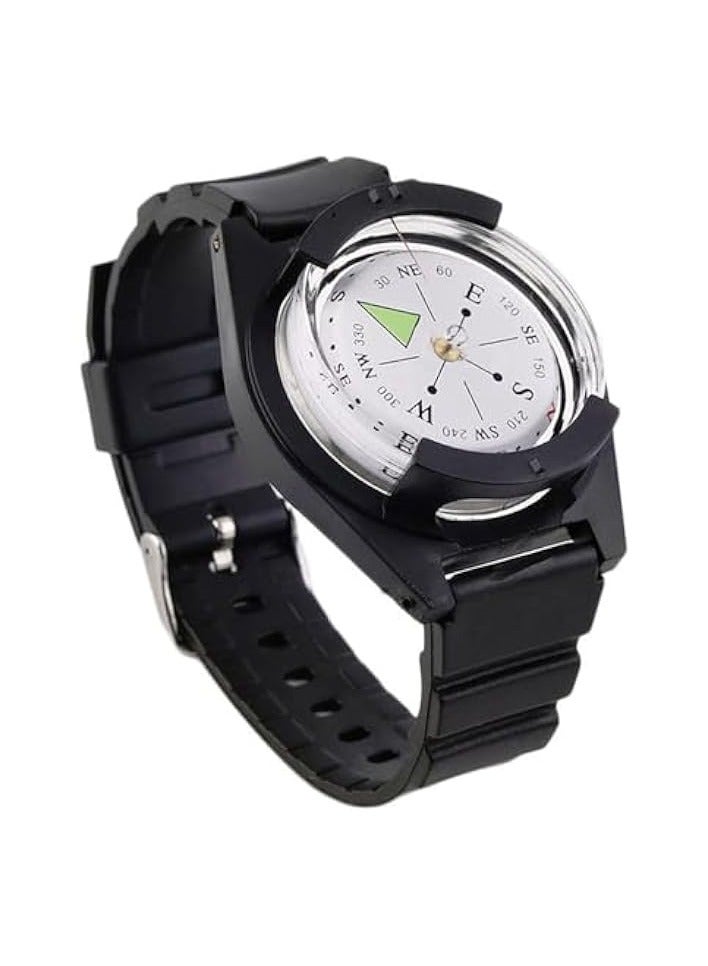 erorex Wrist Orienteering Compass Hiking Backpacking Compass Waterproof Wrist Compass Camping Survival Compass Navigation Tool for Hiking Camping  - Image 1