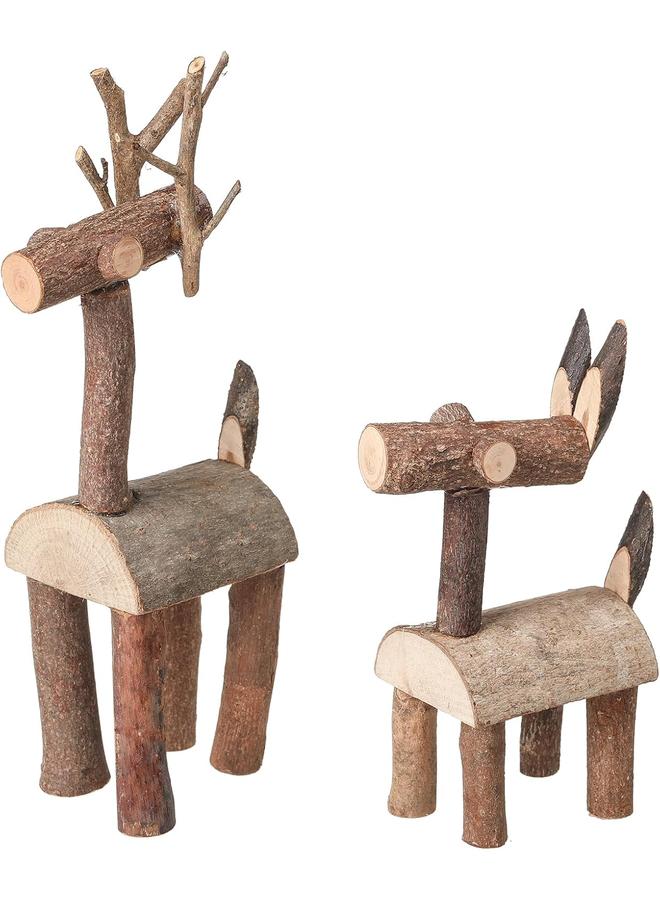 Bluejw LAZACA Wood Craft Kits DIY for Kids Ages 5-20 Wooden Unfinished Toys Art Paint Bulk Craft Sticks Garden Playset Loose Parts Play Materials 250 Pcs/19.5X13X3.5cm - Image 4