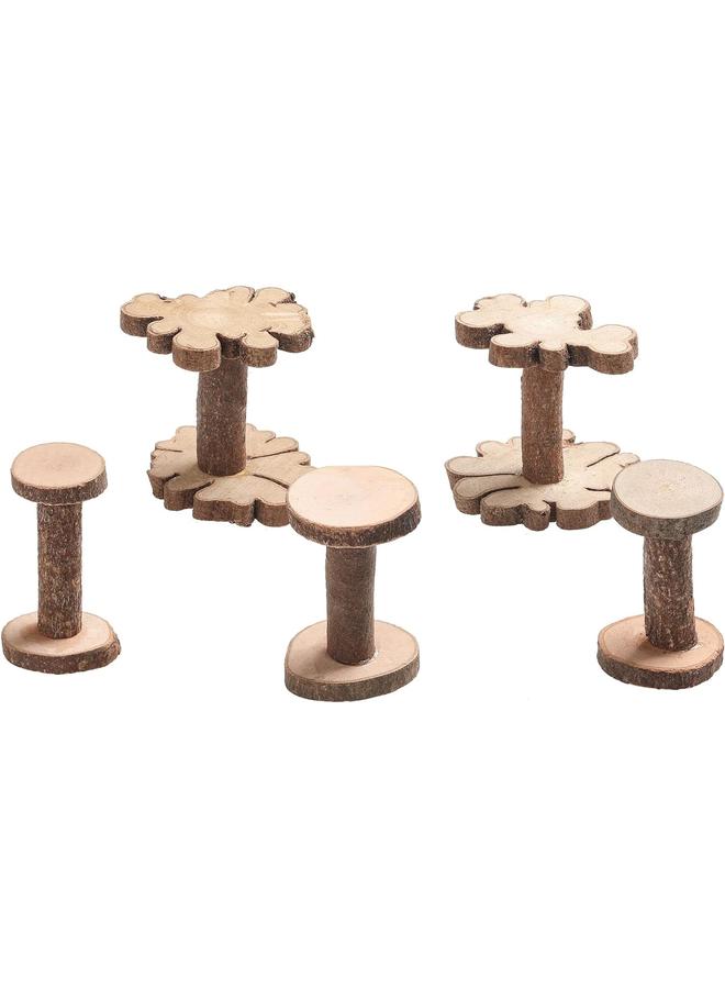 Bluejw LAZACA Wood Craft Kits DIY for Kids Ages 5-20 Wooden Unfinished Toys Art Paint Bulk Craft Sticks Garden Playset Loose Parts Play Materials 250 Pcs/19.5X13X3.5cm - Image 5