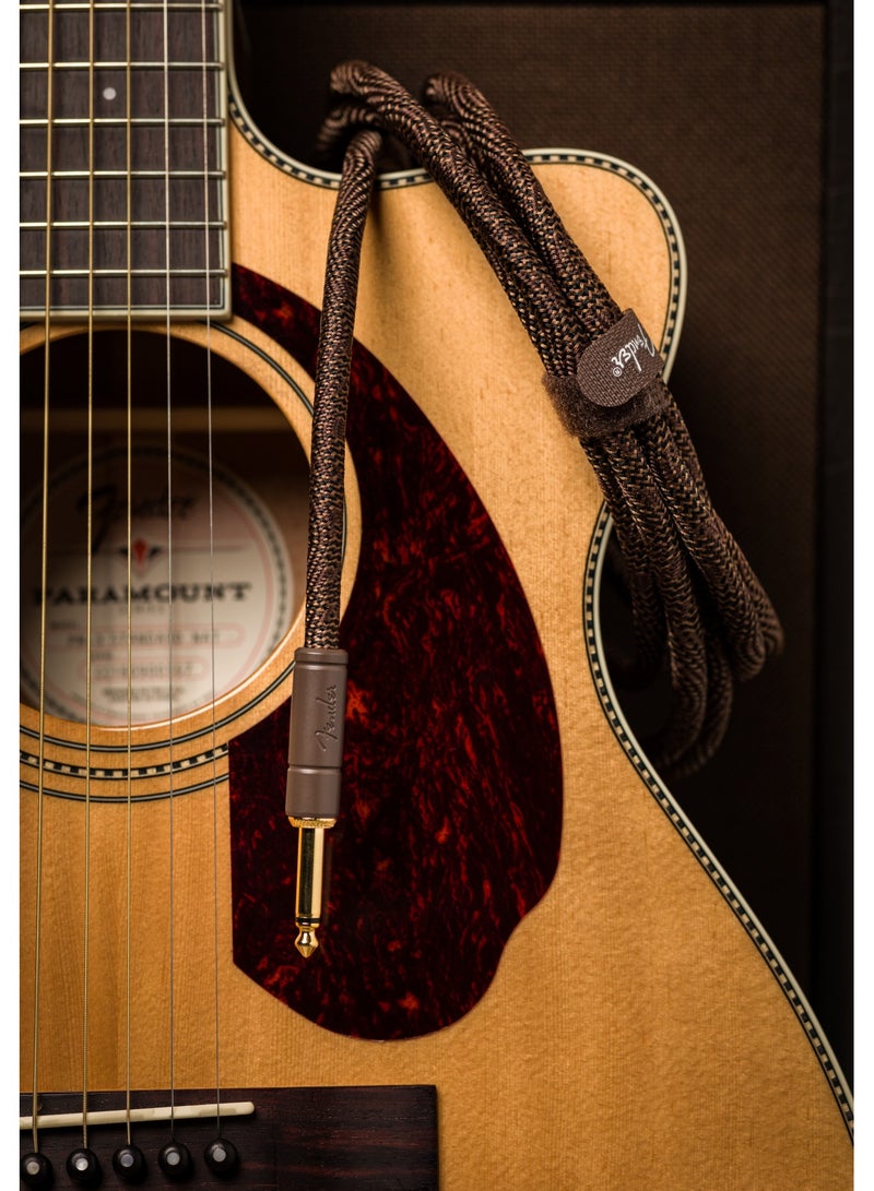 FENDER 0990918007 Fender Paramount Acoustic Instrument Cable - 18.6 foot, Brown - Image 2