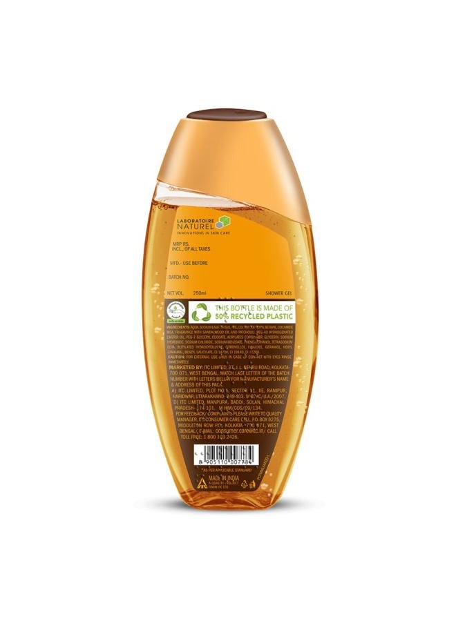 Fiama Body Wash Shower Gel Golden Sandalwood Oil and Patchouli, 250ml, Body Wash for Women & Men with Skin Conditioners for Soft and Luxurious Skin, Suitable for All Skin Types - Image 5