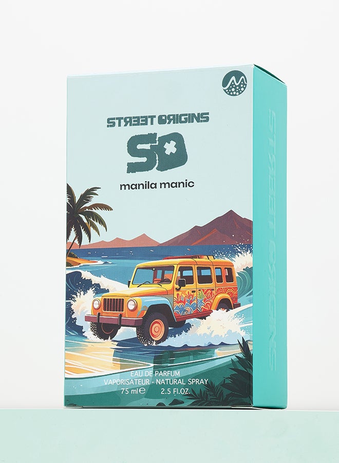 STREET ORIGINS Manila Manic (Mars) Eau De Parfum For Him, 75Ml - Image 5