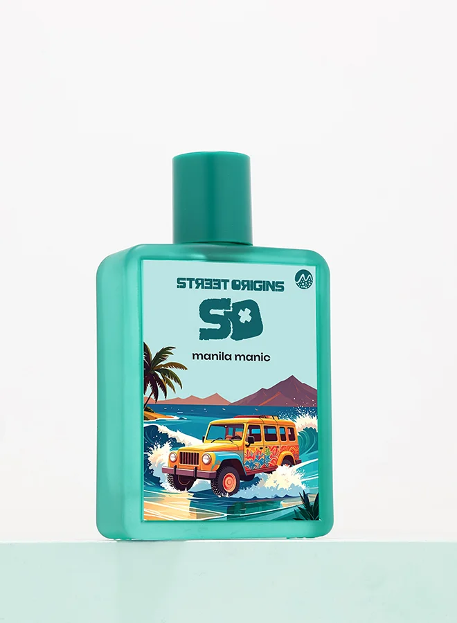 STREET ORIGINS Manila Manic (Mars) Eau De Parfum For Him, 75Ml