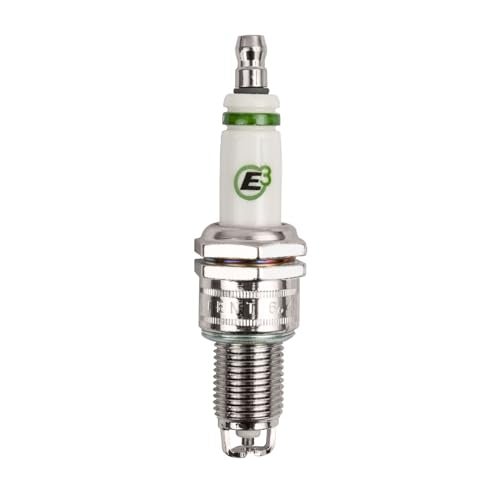 E3 Spark Plugs E3.34 Powersports Spark Plug for Motorcycles, ATVs, Snowmobiles, and More, Patented DiamondFIRE Technology, Pack of 1 - Image 1