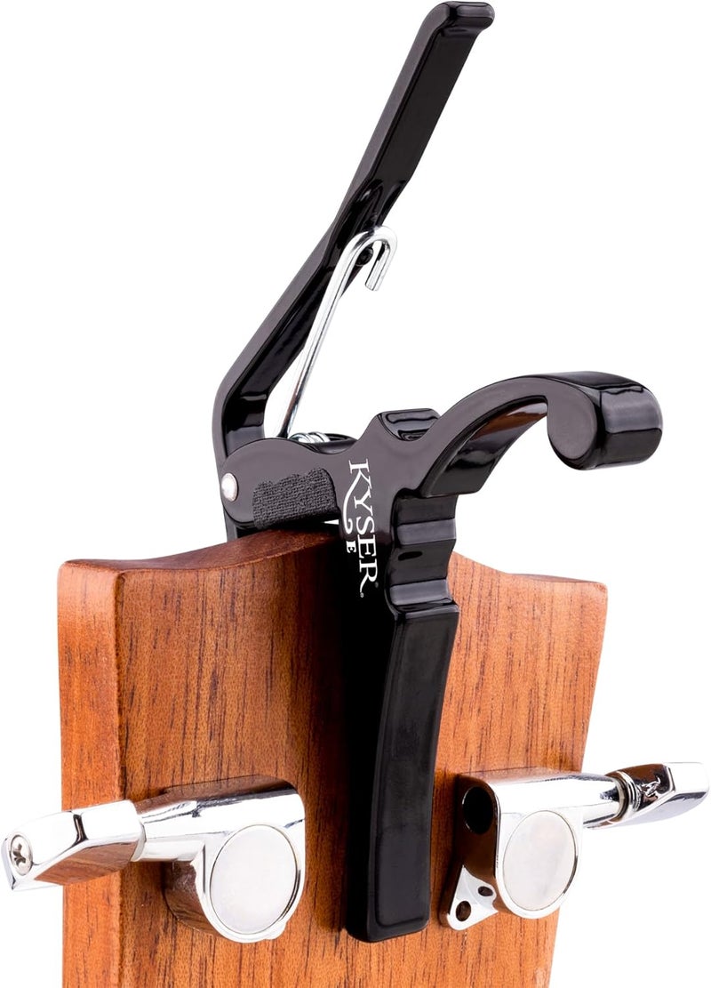 Kyser Musical Products Quick-Change Capo, KGEBA, Black - For Electric Guitars, Made in USA, Quality, Strong, Lightweight, Quick & Easy Key Changes, Innovative, Perfect Fit for Electrics - Image 5