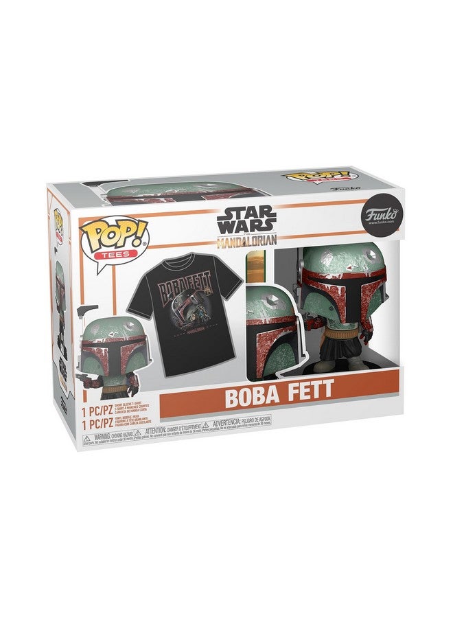 Funko Funko & TEE: SW - Boba Fett - XL - Star Wars - T-Shirt - Clothes with Collectable Vinyl Figure - Gift Idea - Toys and Short Sleeve Top for Adults Unisex Men and Women - Official Merchandise  - Image 2