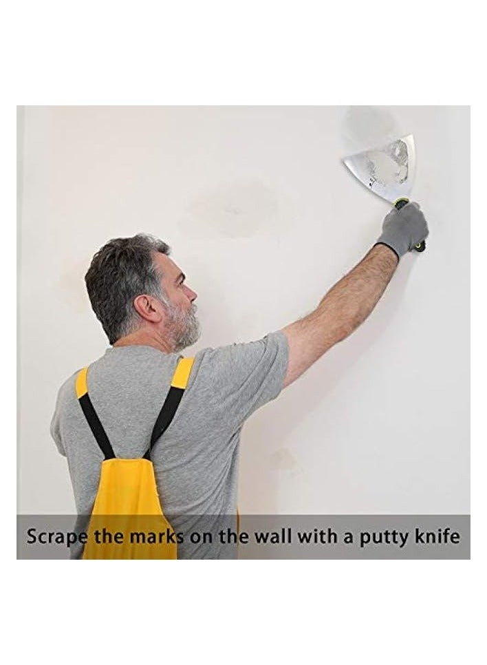 PROMASS Pack of 4 Putty Knife Set, 2,3,4,5 inch Wide Spackle Putty Knives Metal Scrapers Putty Scrapers for Drywall, Putty, Decals, Wallpaper, Baking, Patching and Painting  - Image 3