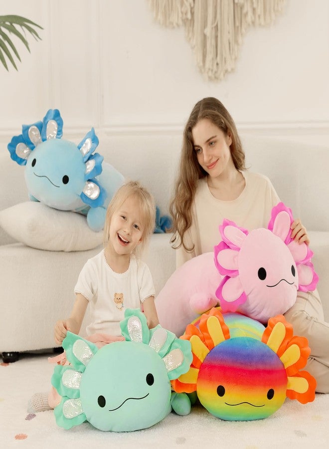 BENINY Large Axolotl Plush Toy, 39" Giant Hot Pink Axolotl Stuffed Animal Plush, Big Huggable Toys Gift for Girls Kids, Long Squishy Pillow for Holiday Birthday Christmas - Image 5