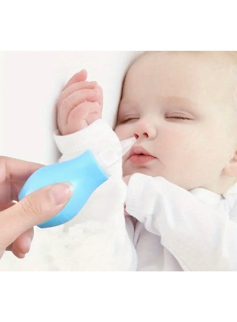 CleanWave - The Pure Effect Gentle Blue Baby Nasal Aspirator – Safe & Soft Nose Cleaner for Infants & Toddlers | Easy Manual Squeezer for Stuffy Noses - Image 1