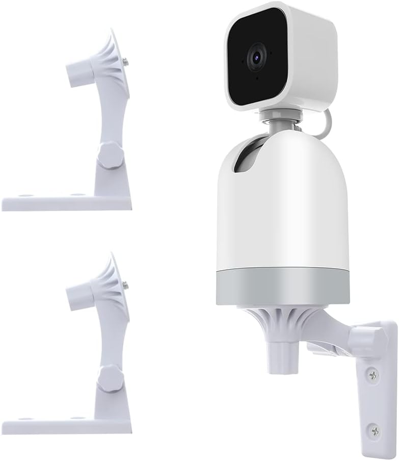 حامل حائط متوافق مع كاميرا Blink Mini Pan-Tilt، علبة من 2 قوس زوايا قابل للتعديل مع دوران 180 درجة وسهل التركيب (لا تشمل الكاميرا) - Image 1