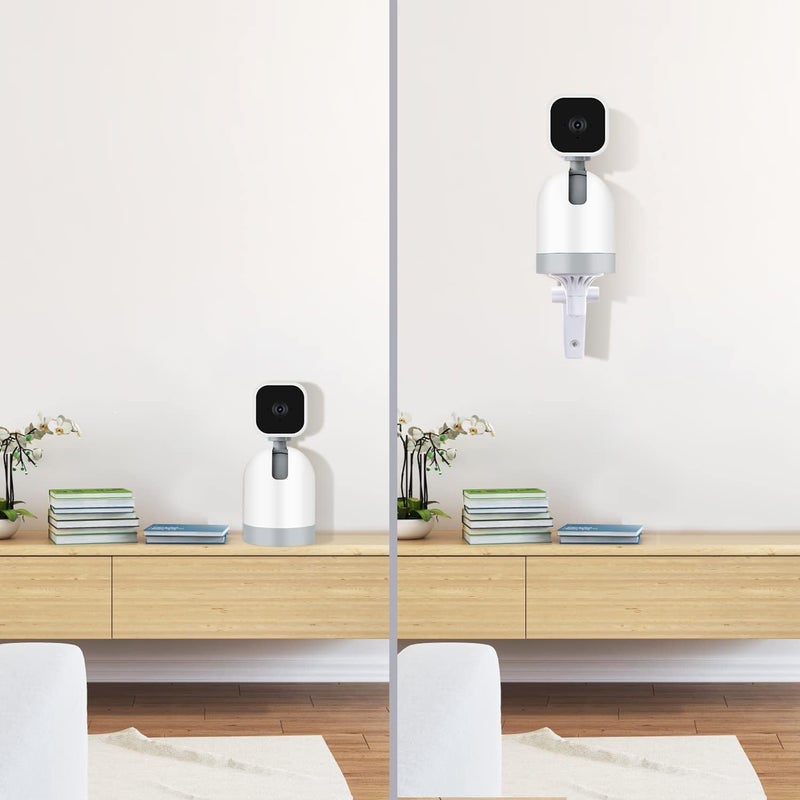 حامل حائط متوافق مع كاميرا Blink Mini Pan-Tilt، علبة من 2 قوس زوايا قابل للتعديل مع دوران 180 درجة وسهل التركيب (لا تشمل الكاميرا) - Image 4