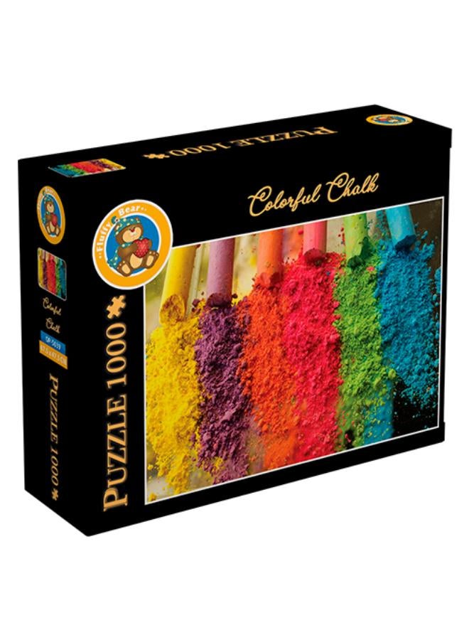 فلفي بي الطباشير الملونة