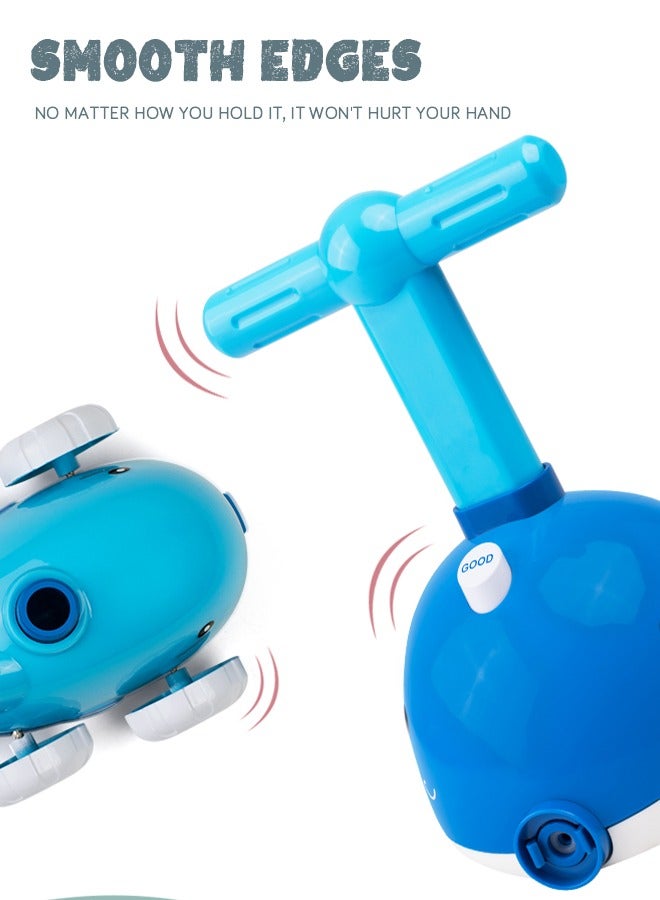 GROIC Dolphin Balloon Launcher & Powered Car Toy Set Aerodynamic Cars Racers Party Supplies Preschool Educational Science Stem Toys with Manual Balloon Pump for Kids - Image 4