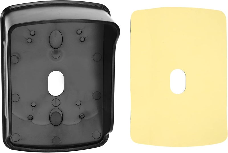 كلاراكو غطاء حماية مقاوم للماء والأمطار لجهاز التحكم في الوصول إلى الباب باللون الأسود مع لوح لاصق - Image 1