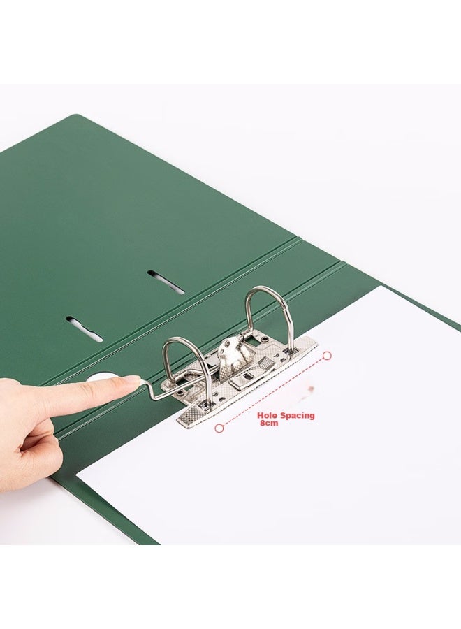 Tianse Thick Loose-Leaf File Folder, 3-Inch Quick-Release Binder, Two-Hole Loose-Leaf Folder, Large Capacity Strong Clip For Document Insertion, Office Supplies, Ts-11004, Deep Blue - Image 4