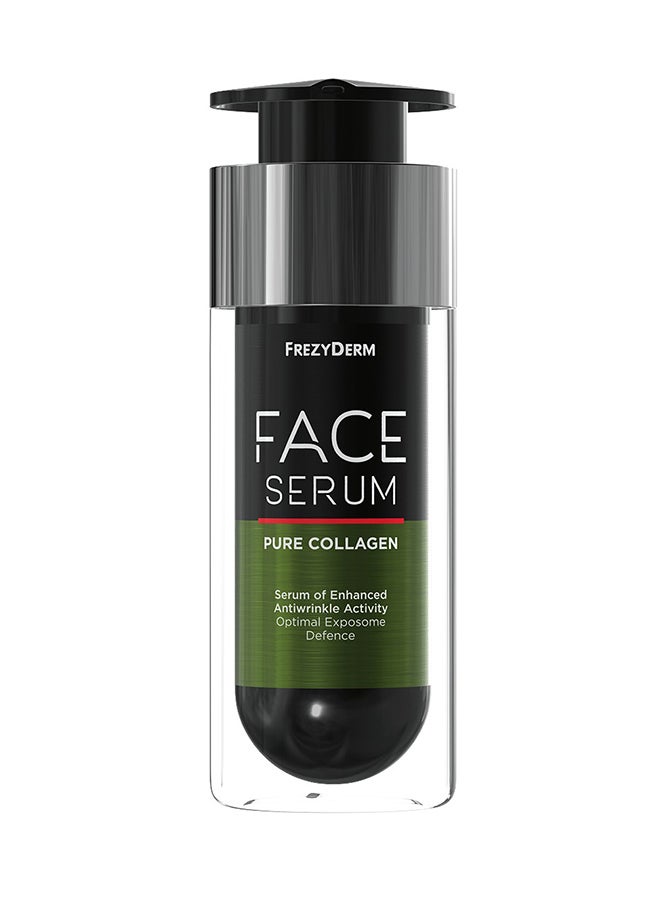 FACE SERUM Pure Collagen 30ml | Serum of Enhanced Antiwrinkle Activity Optimal Exposome Defence | Improves Skin Elasticity & Firmness