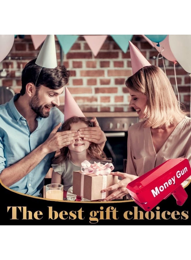 WAHA TOYS Money Gun Toy Cash Shooter – Automatic Fake Money Dispenser for Parties, Events & Fun – High-Speed Motor, Smooth Shooting, Includes Prop Money, Party Play Toy for Kids & Adults - Image 4