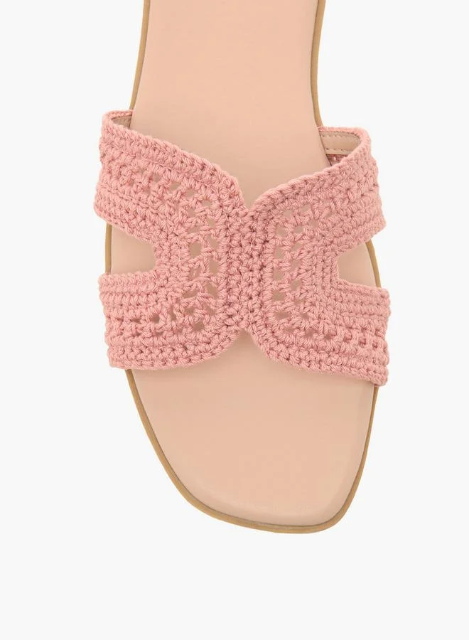 Celeste PINK Women Slip-On Sandals for Women | Best Price UAE